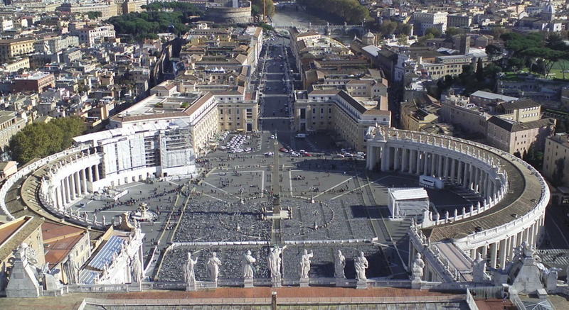 The view of the square